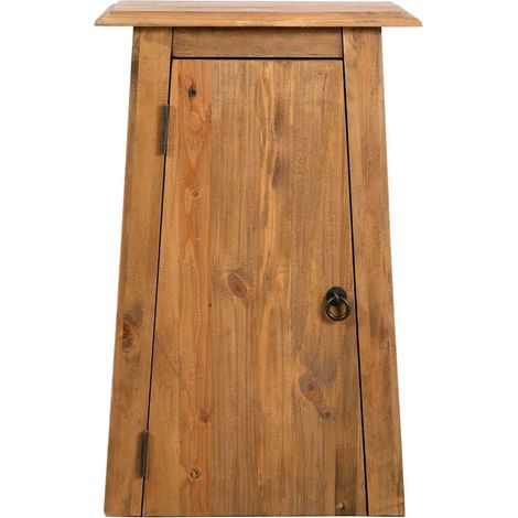 Maison Exclusive - Bad-Wandschrank Massivholz Kiefer 42x23x70 cm