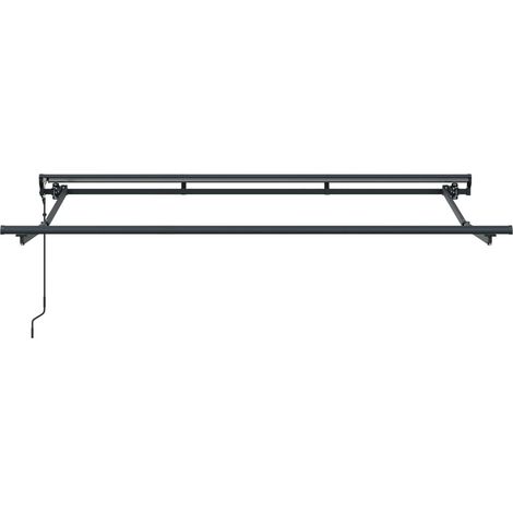 Cadre de store rétractable électrique Anthracite 3,5 x 2 m (1/5)
