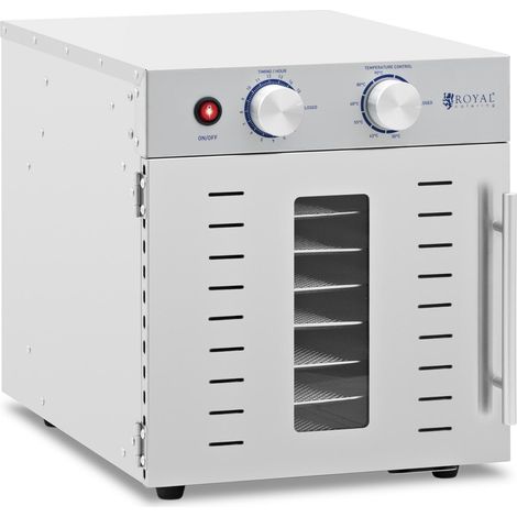 Deshidratador de alimentos profesional con 8 bandejas, 29x29 cm, 22 L, 800 W.