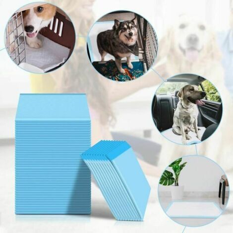 [JAMAIS UTILISÉ]royaluxe - Tapis de propreté tapis d'apprentissage de chien Lot de 100 Tapis éducateurs tapis absorant pour animaux de Compagnie 33x45cm (1/4)