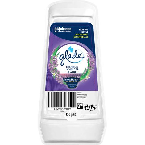 Gel désodorisant ORBICO Glade Lavande 150 g - fraîcheur longue durée