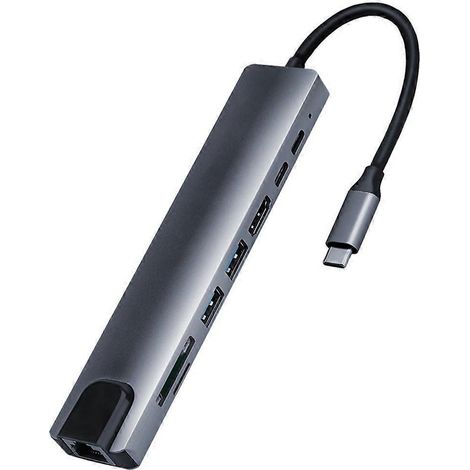 USB-C-Hub für Laptops, HDMI-kompatible 65-W-PD-Dockingstation mit USB-Adapter (1/5)