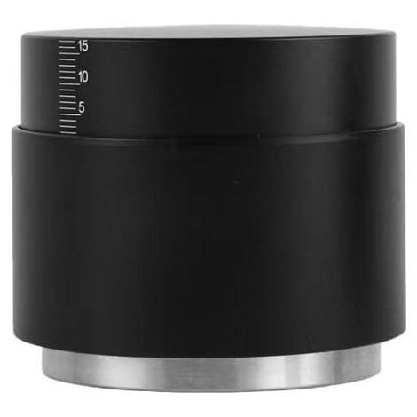 Distributeur de café 3 en 1 et tamper, Outil de distribution d'expresso réglable, Noir (1/5)