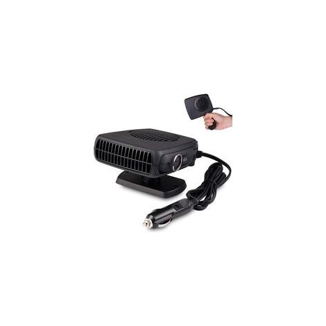 Chauffage automobile 12 V, 150 W, chauffage rapide et dégivrage efficace, branchement allume-cigare, rotatif à 360°, portable et détachable, ventilateur chauffant 2-en-1 (1/4)