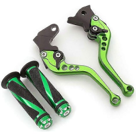 Leviers de frein et d'embrayage courts et réglables pour motos Honda CMX500/300 Rebel 17-19 Fury VTX1300 CX 2009-2018 (Leviers verts) (1/5)