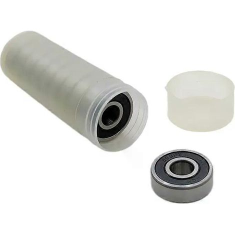 Lot de 10 roulements à billes 608 ZZ 608RS, roulements à billes miniatures à gorge profonde en métal double blindage 608ZZ pour skateboard, dimensions : 8 mm x 22 mm x 7 mm - JXLGV (1/4)