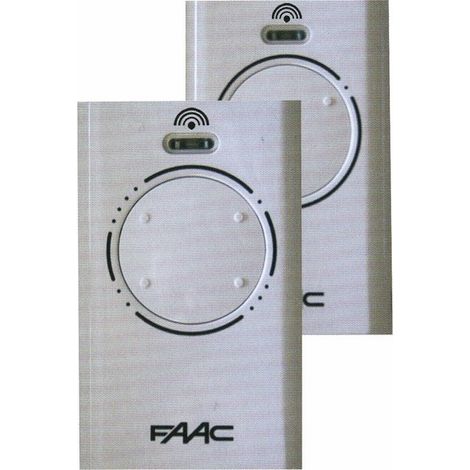 RADIOCOMANDO FAAC XT2 868 SICE 868,35MHZ 2 Tasti Telecomando Apricancello