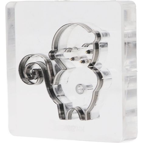 Découpe Emporte-Pièce Singe Mignon Acier Allié, Moule de Découpe Précis pour Cuir, Usage Rapide (1/5)
