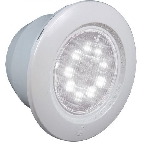 Projecteur led crystalogic® iii led blanches pour piscine liner - collerette blanche (1/5)
