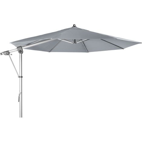 Doppler Sonnenschirm / Ampelschirm "Expert 350 Pendel" Ø 3,50 m, hellgrau, Bezug aus 100% Polyester, Gestell aus Aluminium, 18,1 kg Sonnenschirm / Ampelschirm "Expert 350 Pendel", inkl. Schutzhülle, h