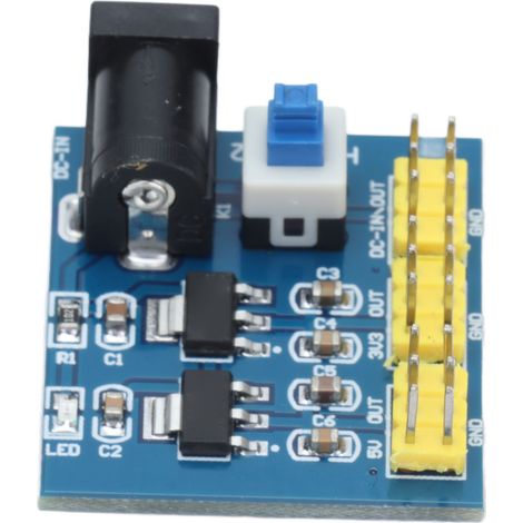 Module de conversion DC-DC multi-sorties avec afficheur LED, entrée 6-12V, régulateur de tension pour alimentation électronique (1/5)