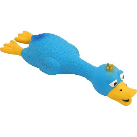 Jouets pour chiens en latex en forme de canard : jouets interactifs. mignons et amusants. durables et couineurs pour chiens et chiots. (1/5)