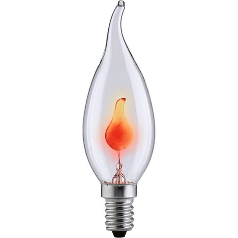 53003 Ampoule Bougie Scintillante 3W, E14, 130mm 35mm, Clair (1/2)