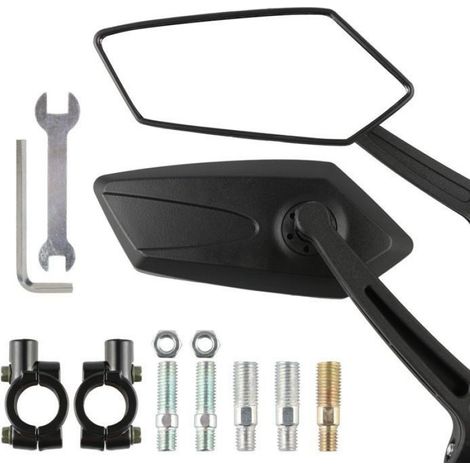 2 Rétroviseurs,Vélo,360°,Réglable,Scooter,Moto,Universel (1/4)