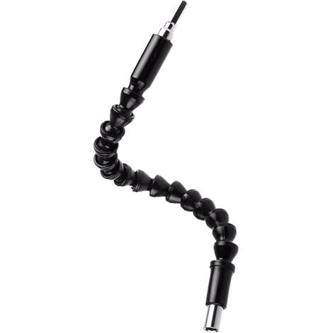 Husillo flexible para taladros eléctricos, husillo flexible universal, varilla de extensión flexible para taladro - 300 mm (1/4)