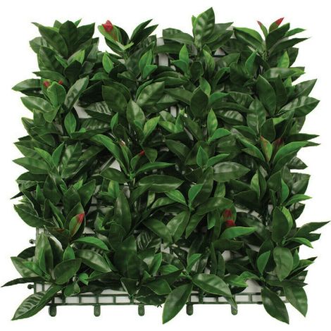 SIEPE SINTETICA REAL TOUCH " PLATANO " 50X50 CM REALE SEMPREVERDE