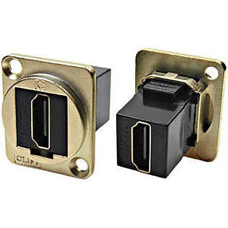 Connecteur HDMI traversant RS PRO Femelle 2 voies Type A Droit ( Prix pour 1 )