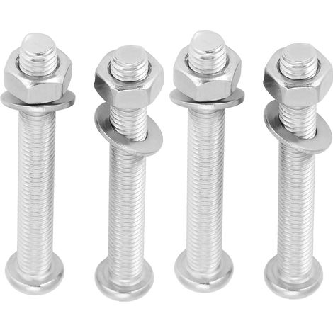4 Ensembles de Boulons de Fixation pour Marches de Piscine, Pièces de Rechange d'Échelle Submersible 7mm
