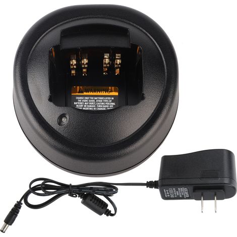 Chargeur de batterie pour radio Motorola 500 2000 GP328/388 HT750/1250 PTX760, station de recharge, prise américaine 100-240V (1/5)