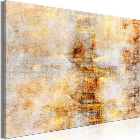 Tableau Golden Lightning Wide - 90 x 60 cm (1/4)