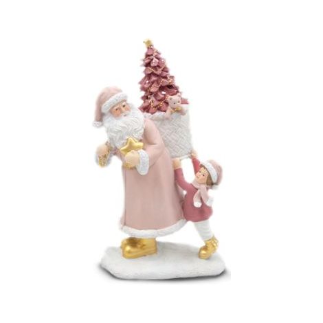 Decorazione Casa Natalizia Babbo Natale in Resina 20 cm (1/2)