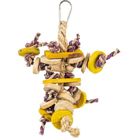 Allegro Woody - un giocattolo per pappagalli di piccola e media taglia (1/4)