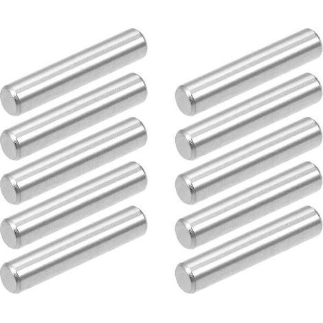 Lot de 10 goujons de 4 mm x 20 mm en acier inoxydable 304 pour supports d'étagères (1/5)