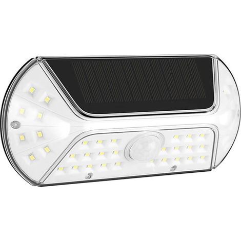 Solarleuchte für den Außenbereich, 40 LEDs, Bewegungsmelder, wasserdicht, kabellos, Solar-Sicherheitsleuchten für Garage, Hof, Terrasse im Freien (1/4)