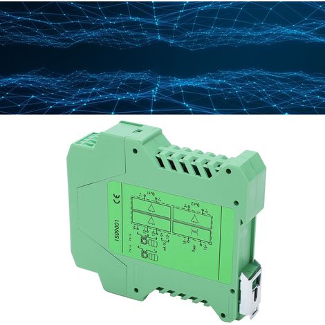 GLG DC-Signalisolator mit Strom- und Spannungstransmitter, ein Eingang und zwei Ausgänge, 0-10V bis 0-10V. (1/5)