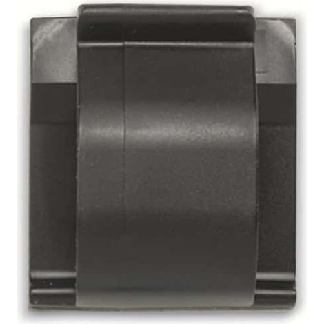 PANDUIT Kabelclip, ACC62-AT-C0, schwarz, selbstklebend, 15,70 mm (1/2)