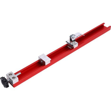 Ortviai Guide de Coupe Réglable pour Scie Circulaire – Rail en Alliage d’Aluminium, 360 mm, Fixation Stable et Portable