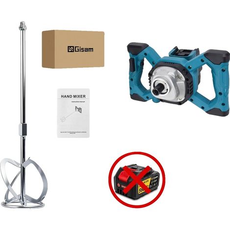 Betonmischer, bürstenloser Motor, einstellbare Geschwindigkeiten, kein Akku, kein Netzstecker (1/2)