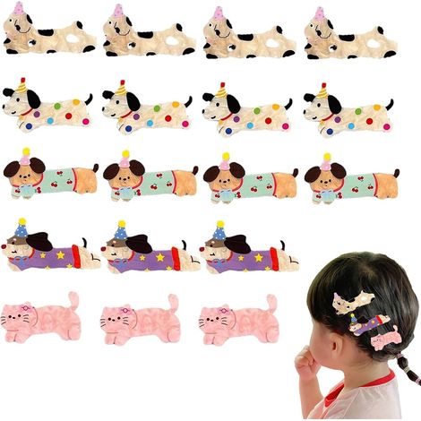30 pinzas para el cabello con forma de garra de animal – Horquillas de resina – Pinzas a presión – Bonita forma de animal de dibujos animados – Accesorios para el cabello para decoración y ropa (1/4)