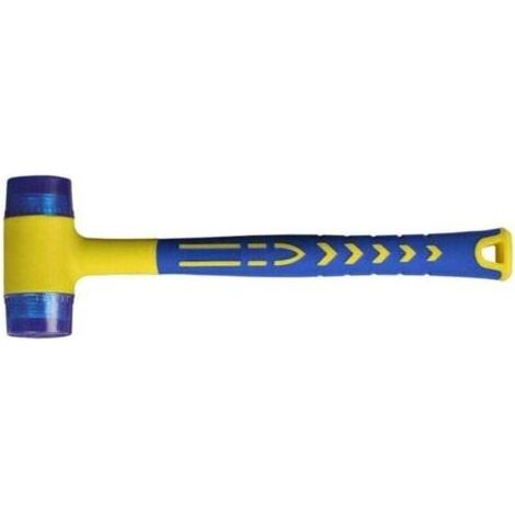 Tigrezy Gummihammer, Gummihammer mit rutschfestem Fiberglasgriff und doppelseitiger, flexibler Schneide (1/5)