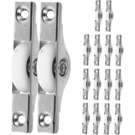 16 Piece Renovation Hardware Wardrobe Cabinet Rollers Sliding Roller (1/5)