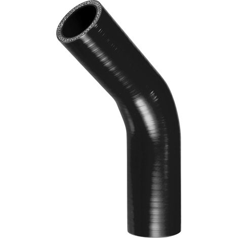 Tuyau En Silicone Noir 1 Pièce Pour Voiture 45° 32-35mm (1/5)