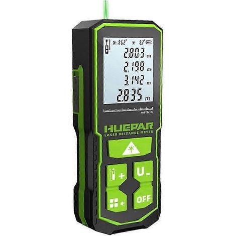 Télémètre laser vert numérique 100 m avec écran LCD et capteur d'angle JN (1/5)
