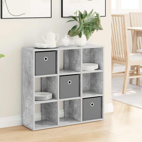Aparador con cajón Gris Concreto 73,5 x 24 x 69,5 cm