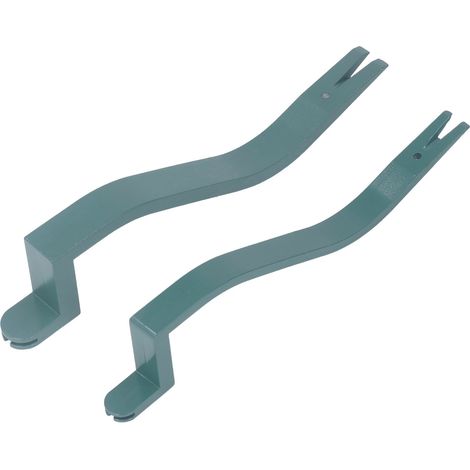 2 Pièces Extracteur de Clous en Acier Carbone pour Travaux de Menuiserie et Rénovation (1/5)