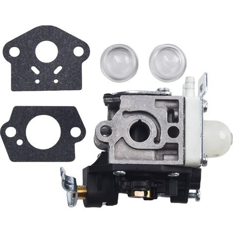 Carburateur pour PB-251 ES-255 Souffleur Kit d'entretien avec valve d'allumage Tuyau d'admission Coupe-herbe Pièces de rechange (1/5)