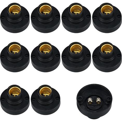 10 portalámparas E14, base de rosca, cables eléctricos, hogar, oficina (1/5)