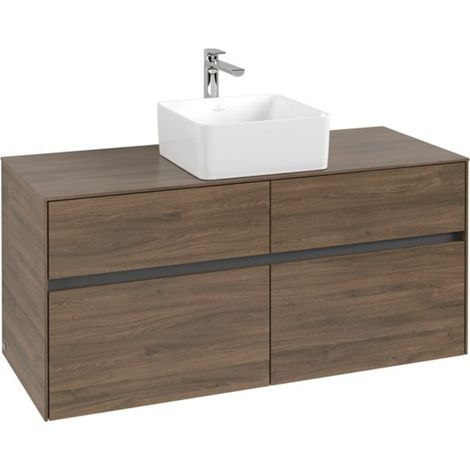Villeroy & Boch Collaro Waschbeckenunterschrank, 4 Auszüge, (1/3)