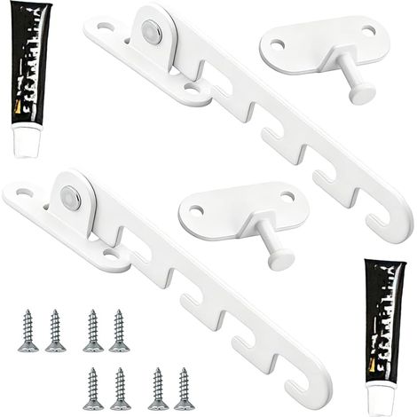 Entrebailleur Fenetre PVC Sans Percage Limiteur Ouverture Fenetre 2pcs (1/5)