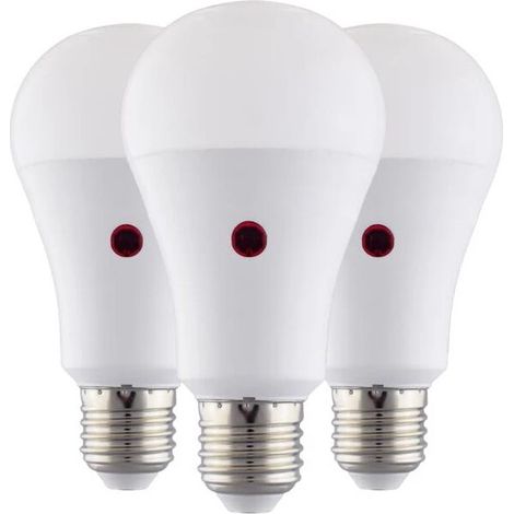 kit 3 lampadine led "minisfera" luce bianca, 60w e14