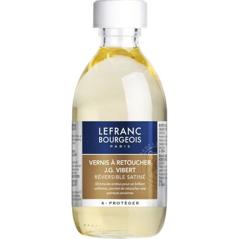 Flacon de vernis à retoucher JG Vibert satiné 250ml Lefranc Bourgeois