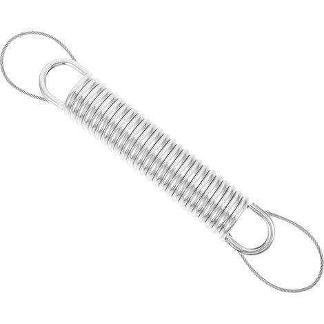 Ressort de Berceau en Fer pour Hamac, Modèle 1 Pièce Argenté (1/5)