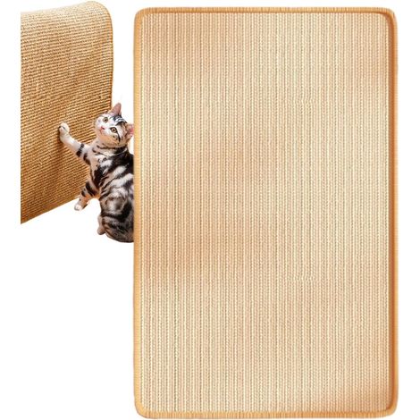 Tapis griffoir chat sisal adhésif meubles (1/5)
