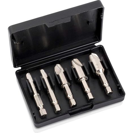 Extractor de tornillos en estuche 5 piezas Kreator