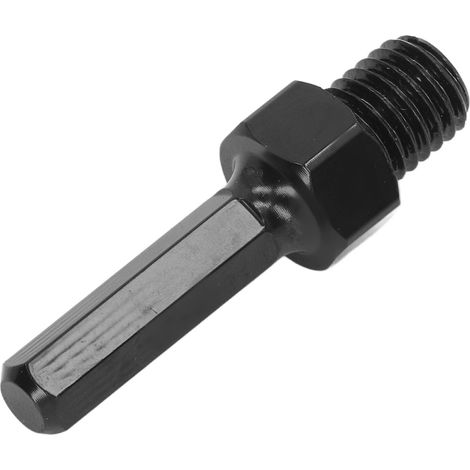 Tige hexagonale en acier allié pour conversion de meuleuse d'angle en perceuse électrique, tige de conversion M14 (1/5)