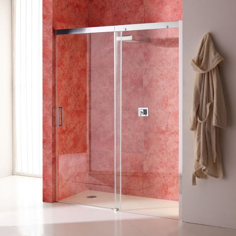 Duschtür 140 Cm Für Nische Mit Festem Element Rechts Aus Transparentem Kristallglas Dream